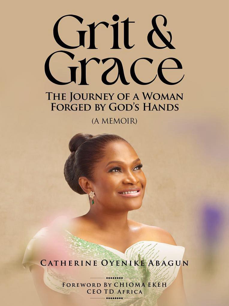 Cover of Cathy Abagun's latest book, Grit & Grace